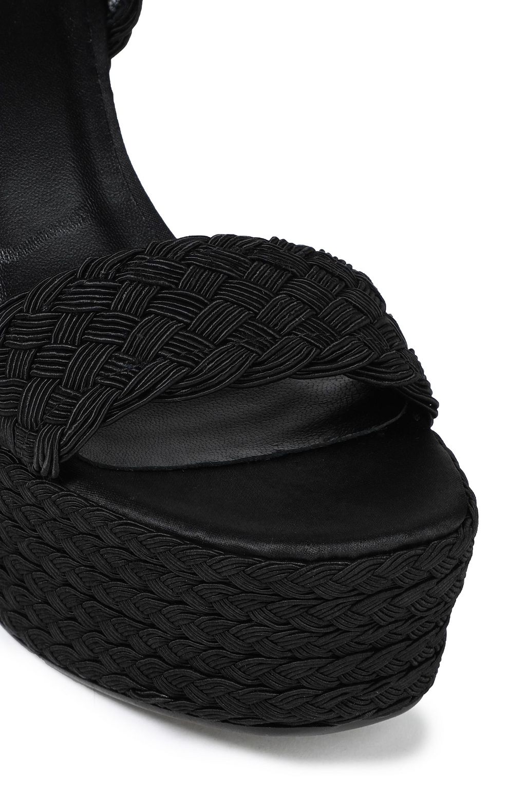 CASTAÑER Arnette braided satin platform sandals