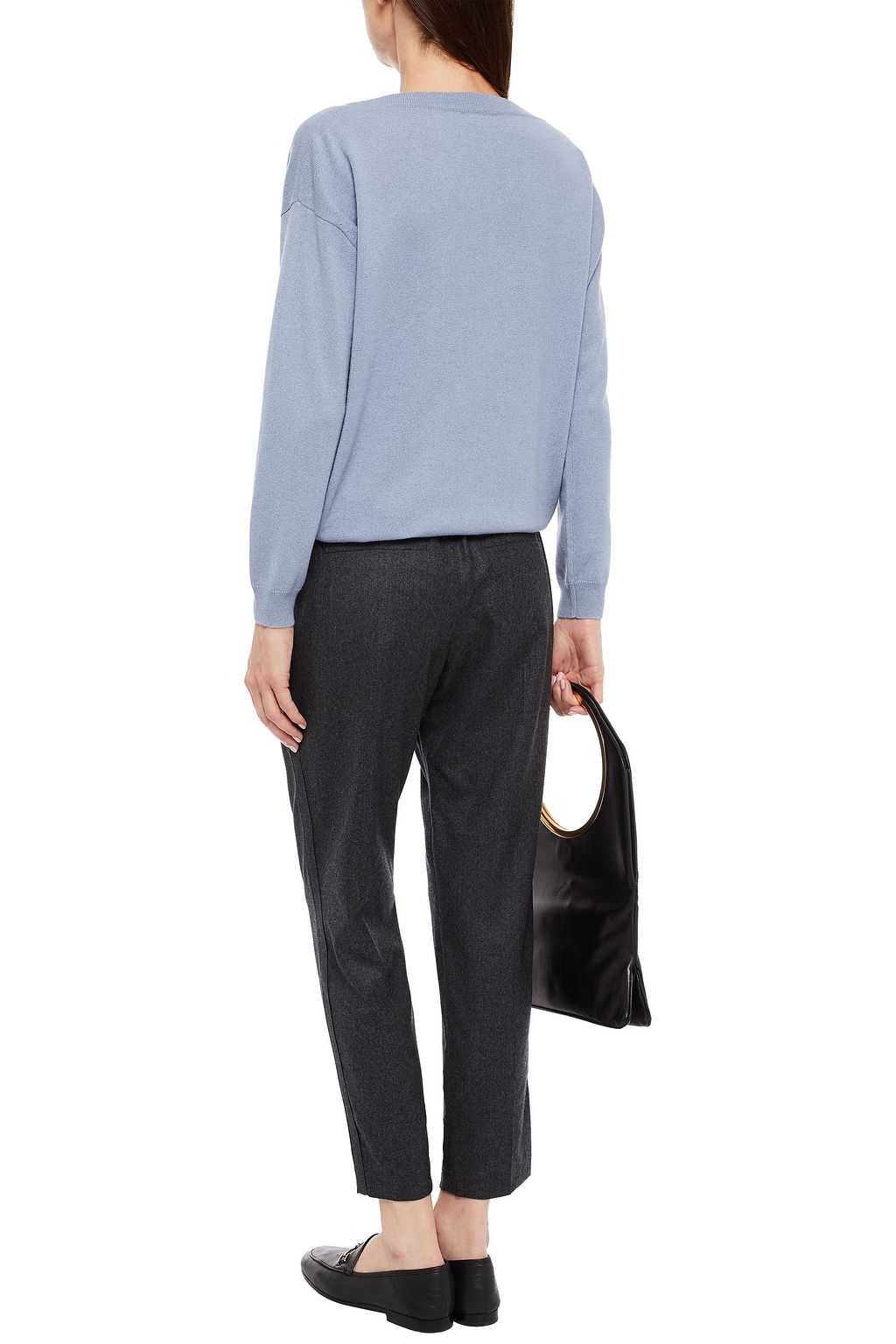 BRUNELLO CUCINELLI Oversized bead-embellished cashmere sweater