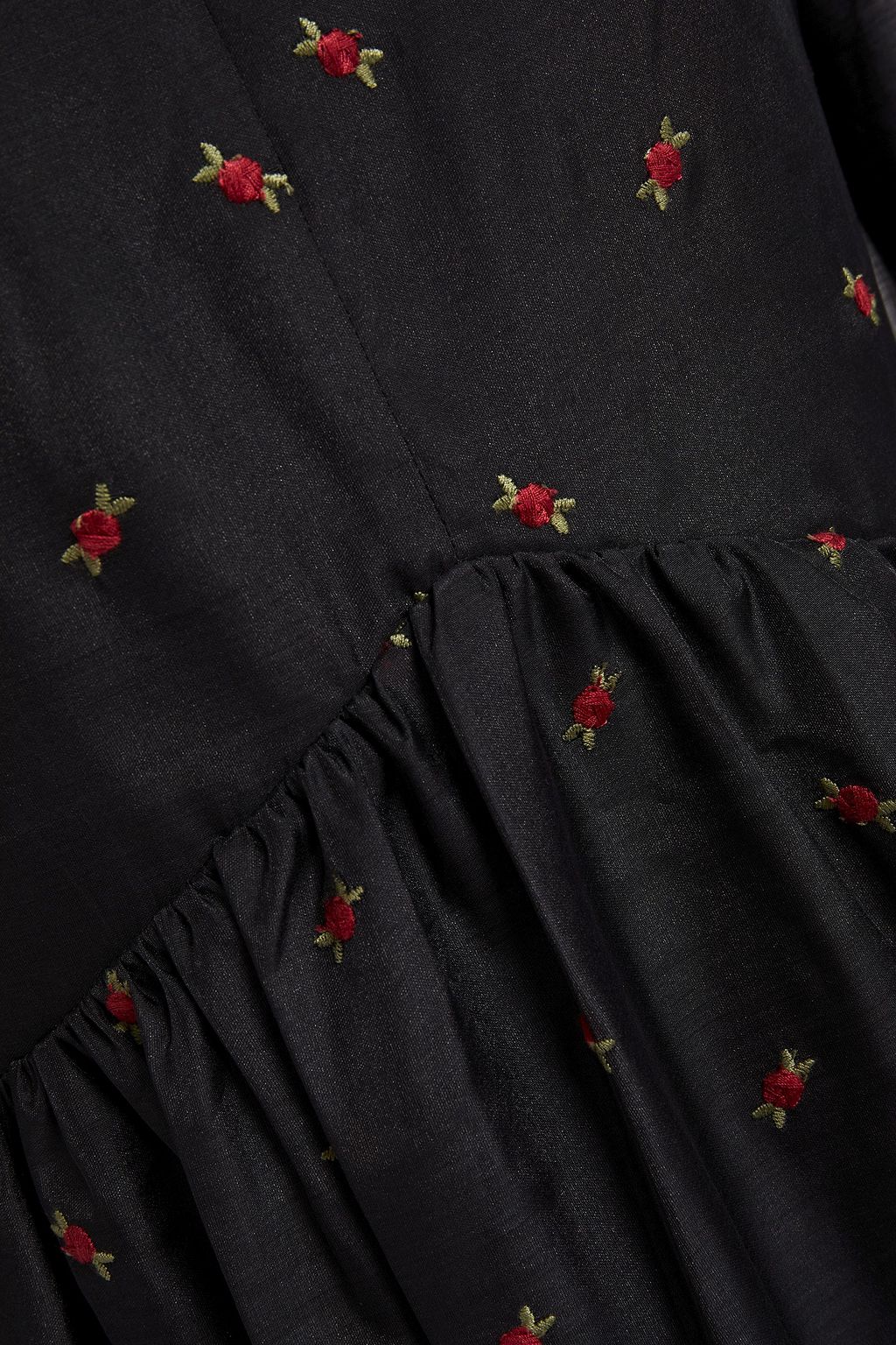 SHRIMPS Embroidered organza midi dress
