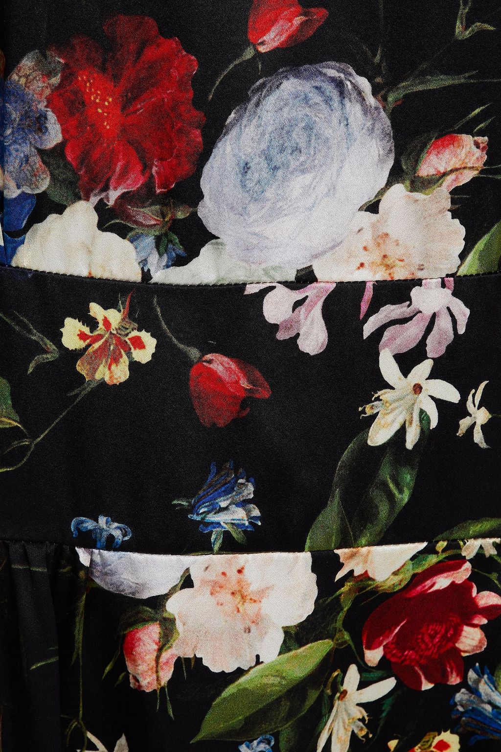 ERDEM Lillian floral-print silk-satin gown