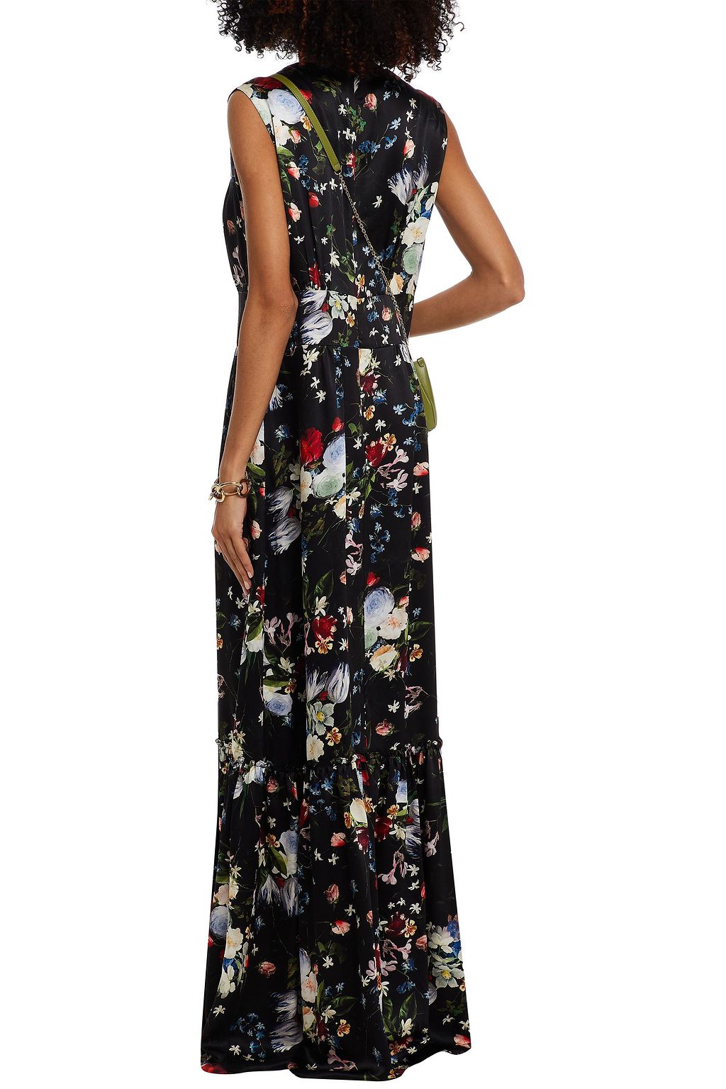 ERDEM Lillian floral-print silk-satin gown