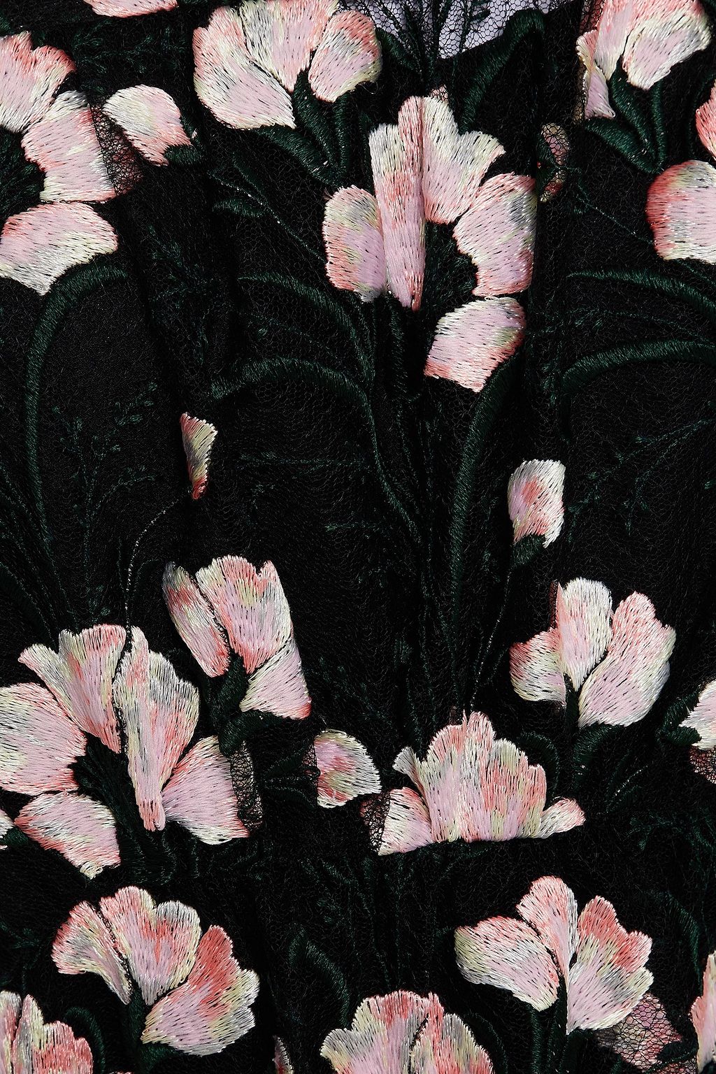 ERDEM Arlesa embroidered gathered lace top