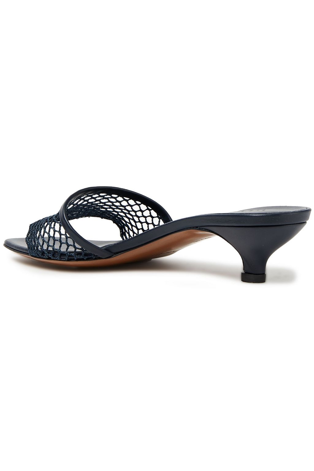 NEOUS Mormodes leather-trimmed mesh sandals