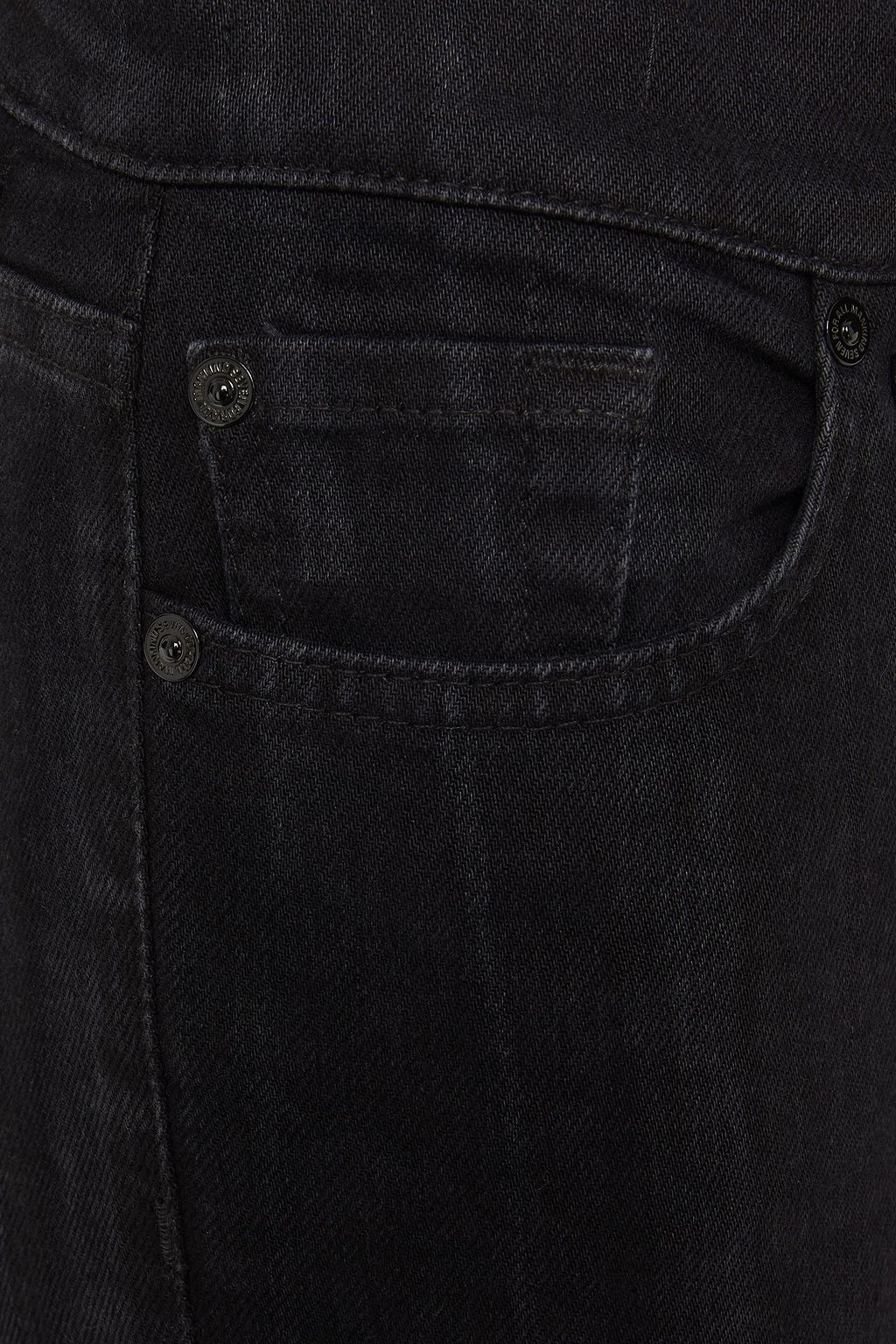 7 FOR ALL MANKIND Cropped mid-rise straight-leg jeans
