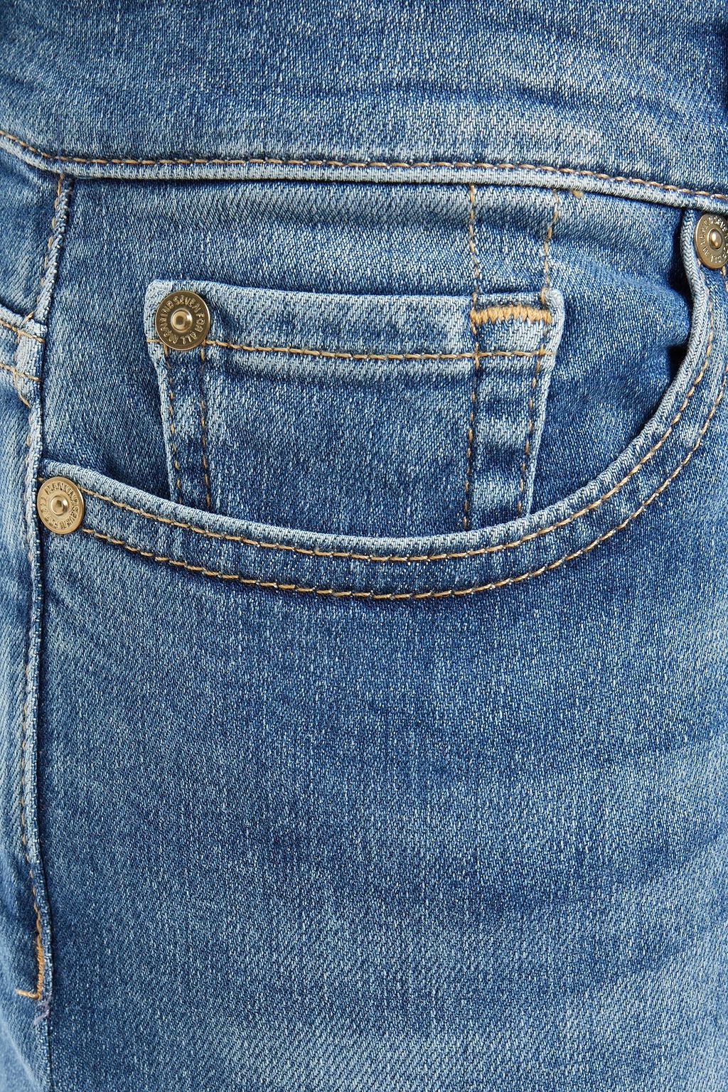 7 FOR ALL MANKIND Faded mid-rise bootcut jeans