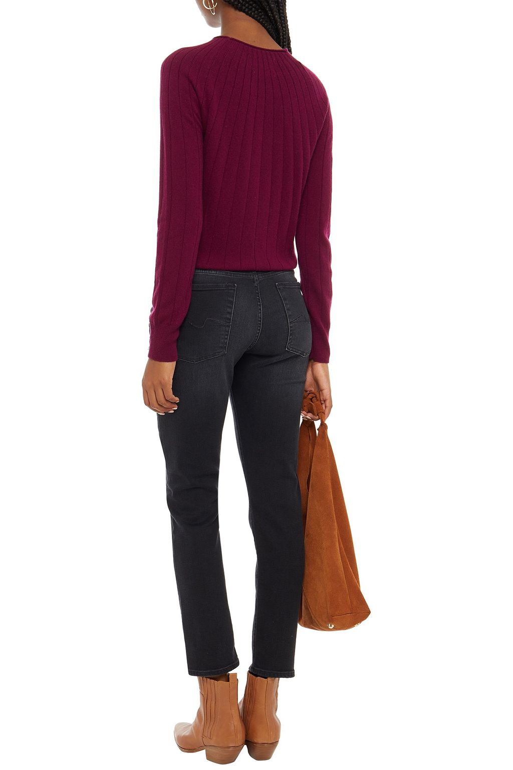 7 FOR ALL MANKIND Ribbed cashmere sweater