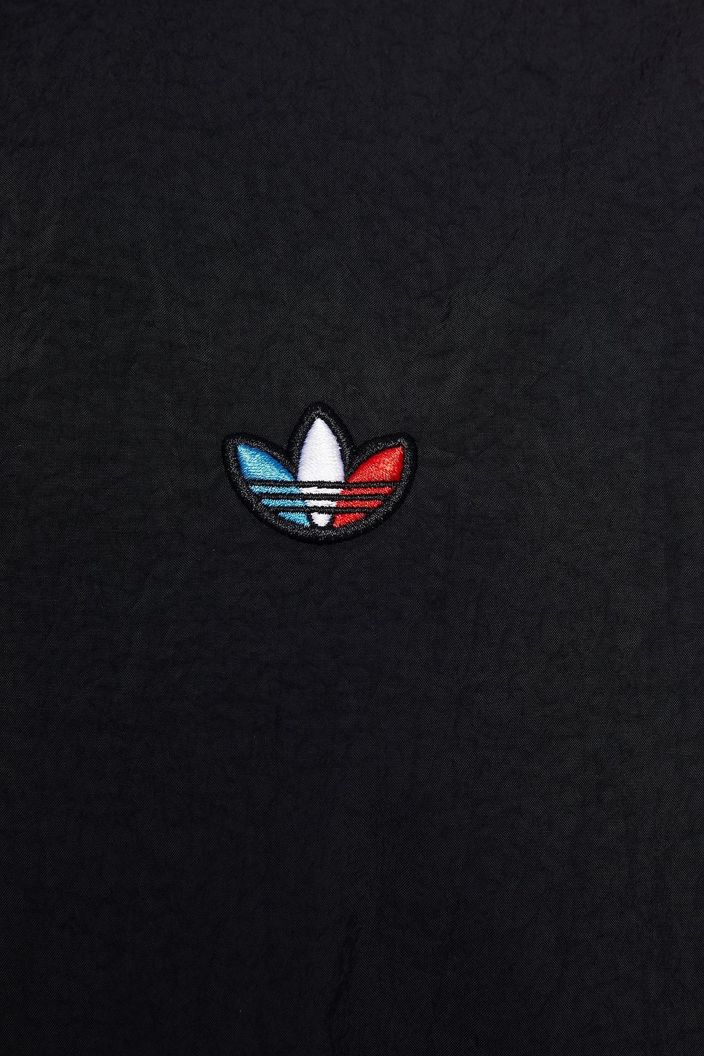 ADIDAS ORIGINALS Striped crinkled-shell track jacket