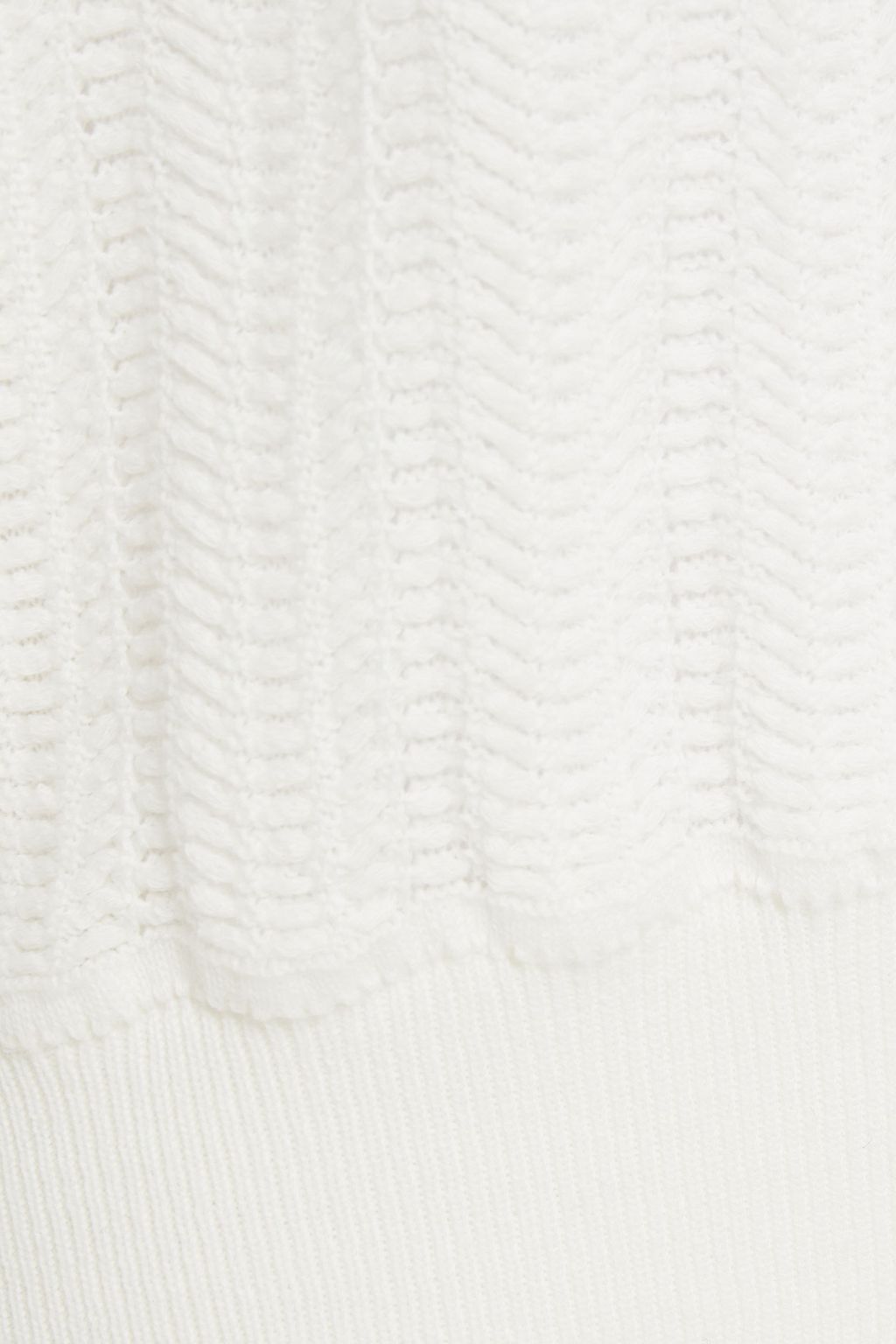 JOIE Scarlotte pointelle-knit sweater