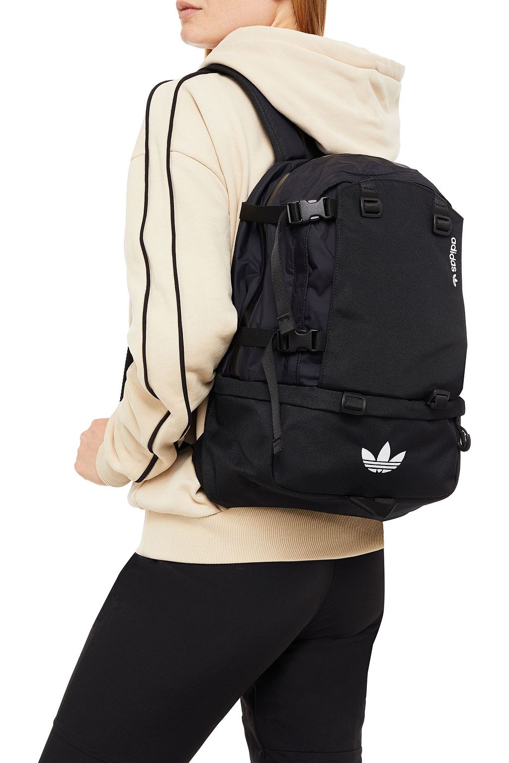 ADIDAS ORIGINALS Rucksack aus Shell mit Mesh-Einsatz