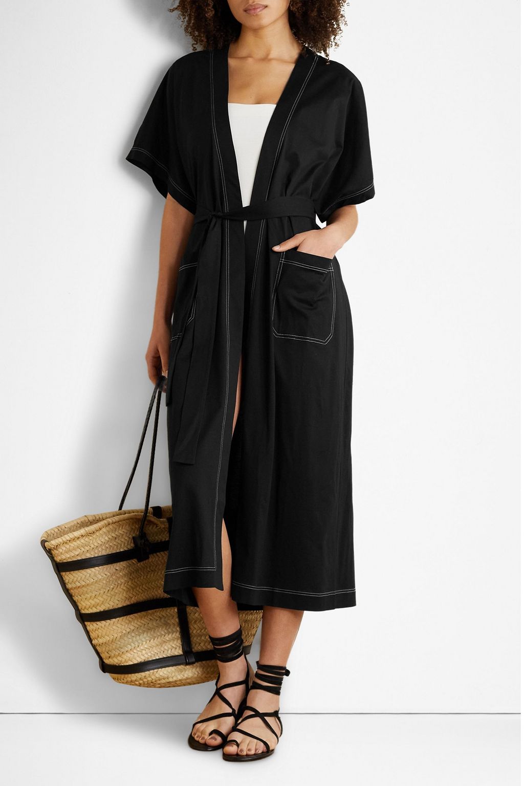 ERES Tiffany cotton-voile coverup
