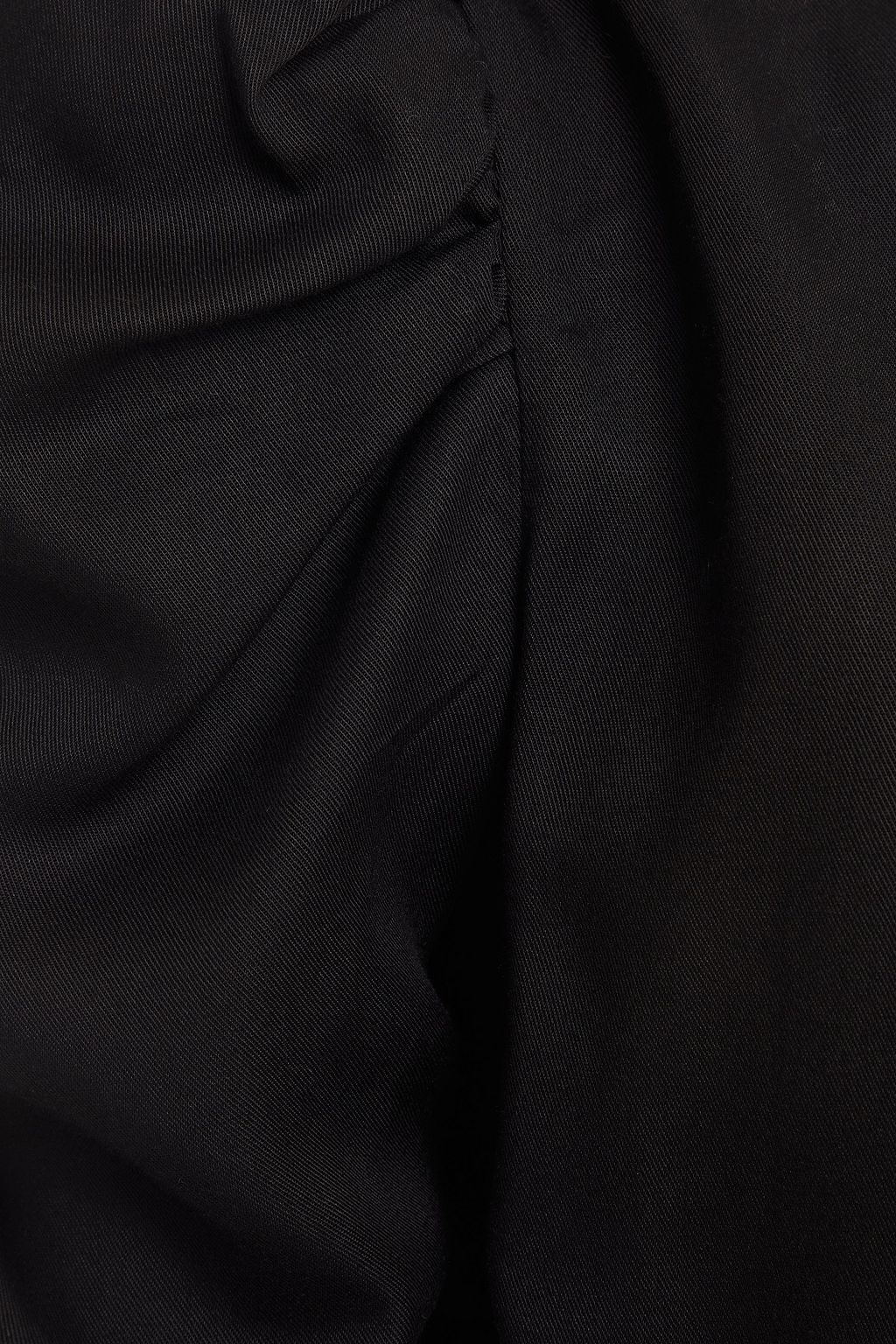 BYTIMO Gathered twill blouse