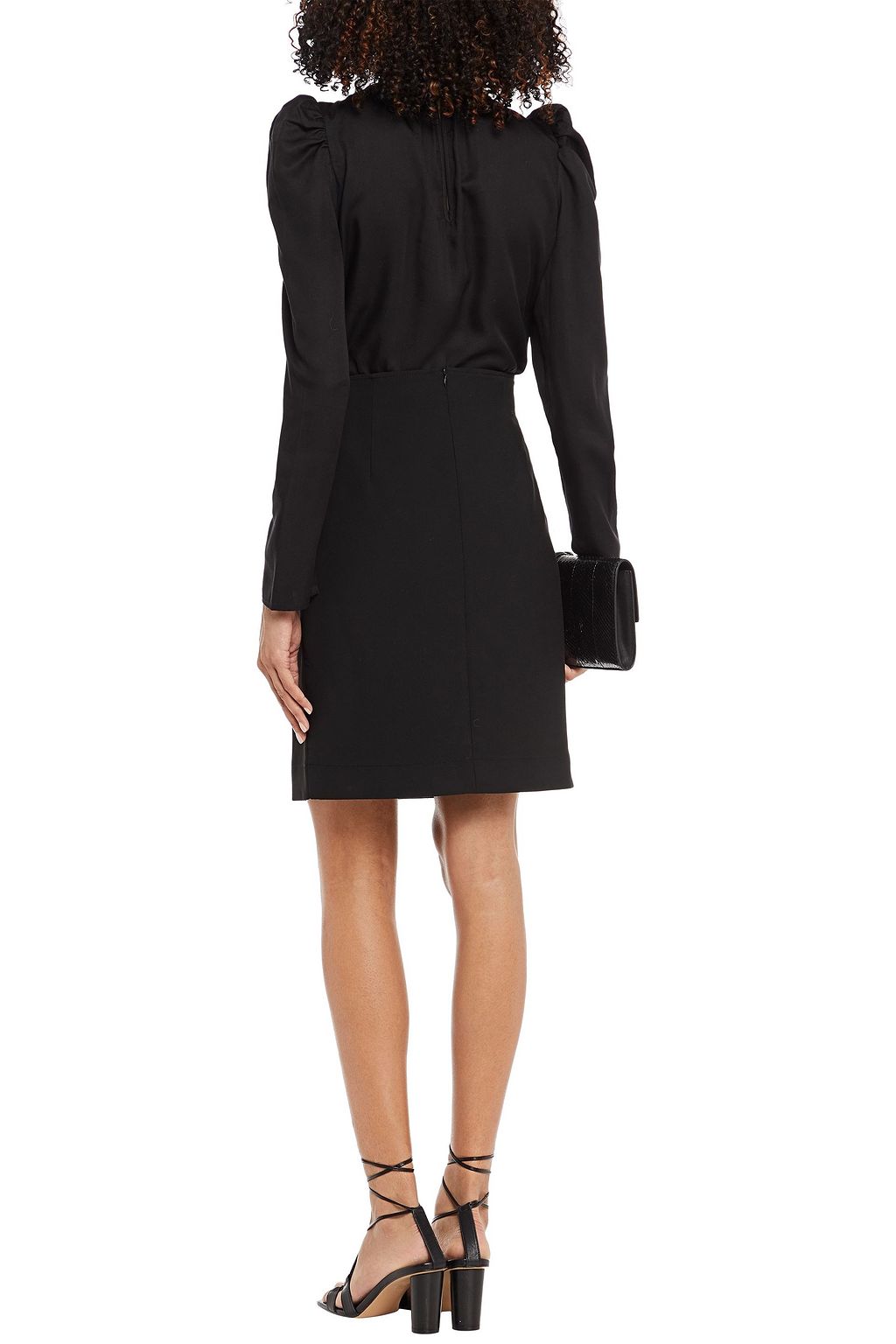 BYTIMO Gathered twill blouse