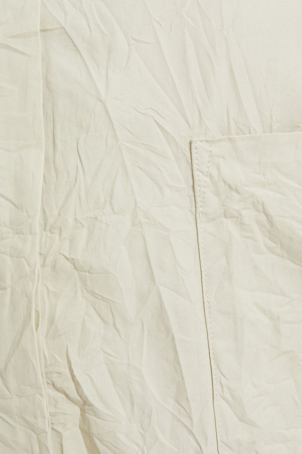 BITE STUDIOS Crinkled cotton-poplin shirt