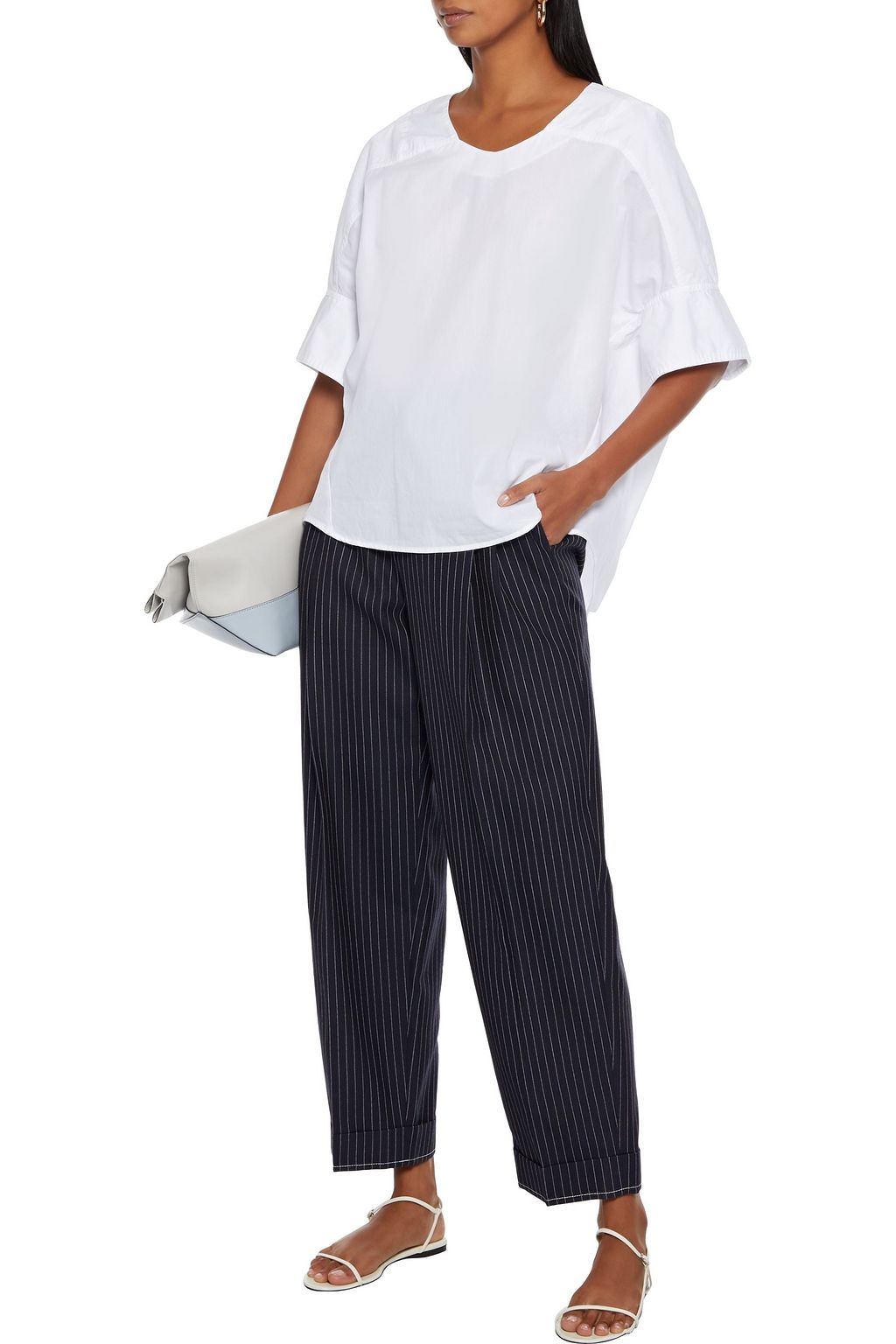 BITE STUDIOS Organic cotton-poplin top