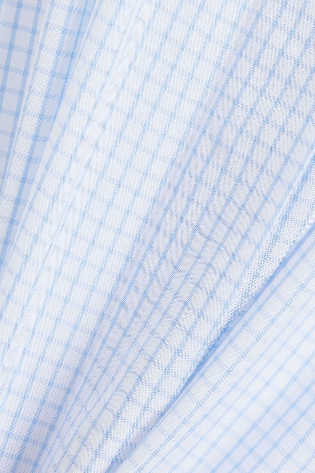 SANDRO Ciel gingham cotton-poplin shirt