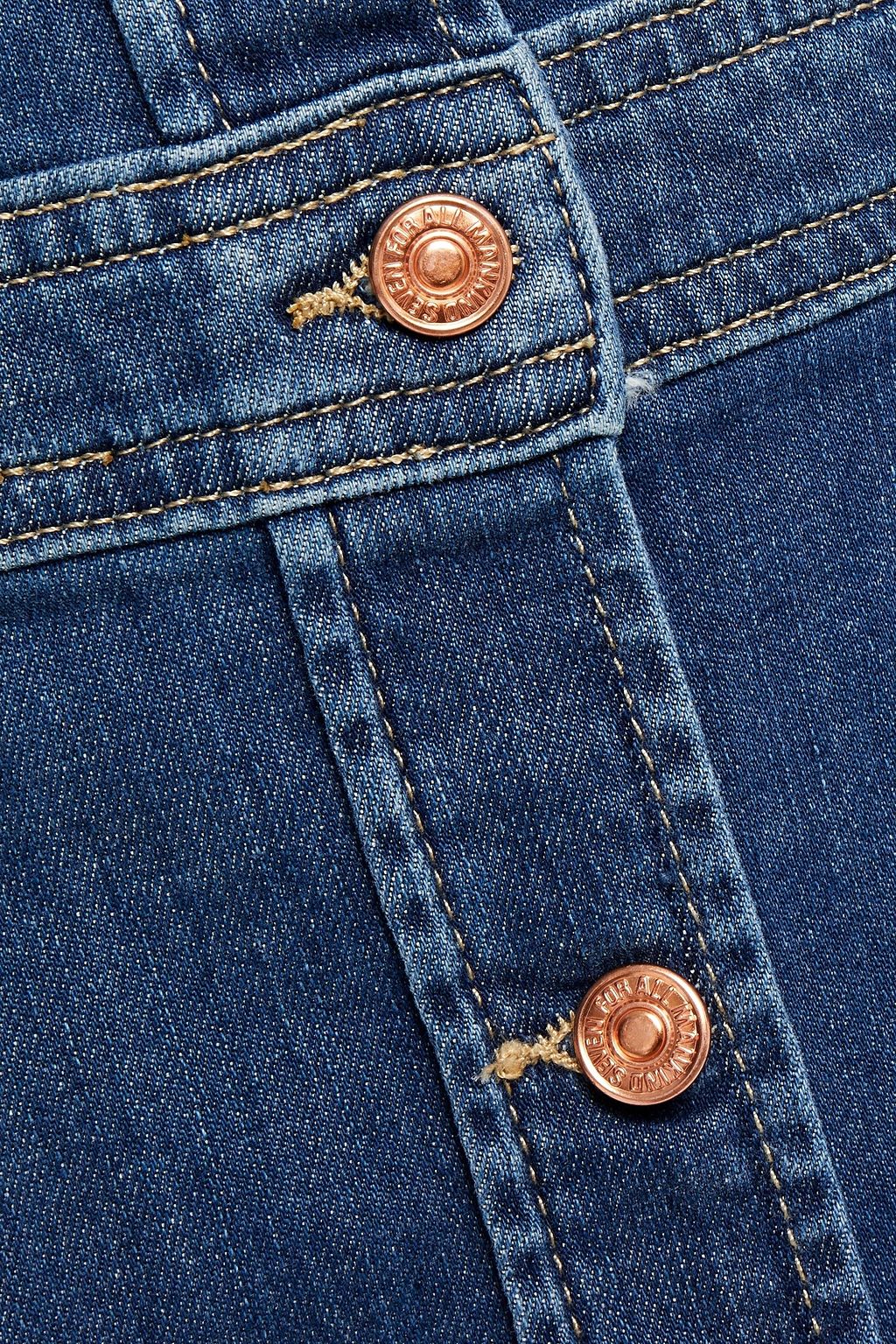 7 FOR ALL MANKIND Denim midi dress