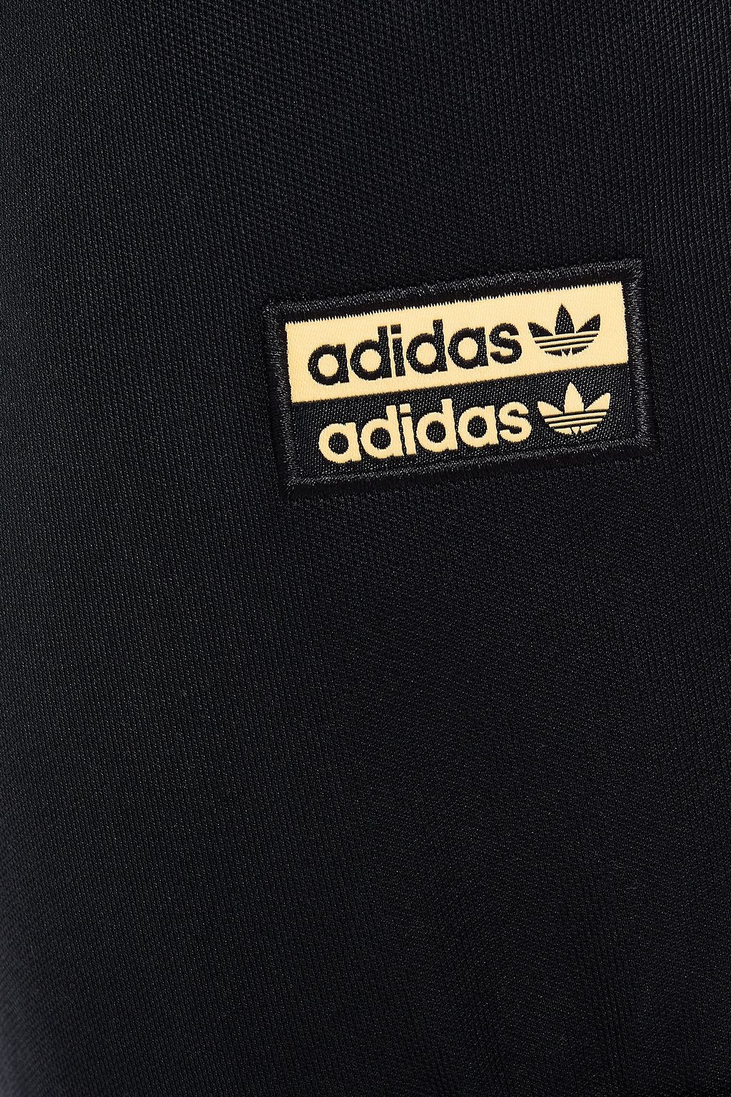 ADIDAS ORIGINALS Appliquéd cotton-blend stretch-piqué track pants
