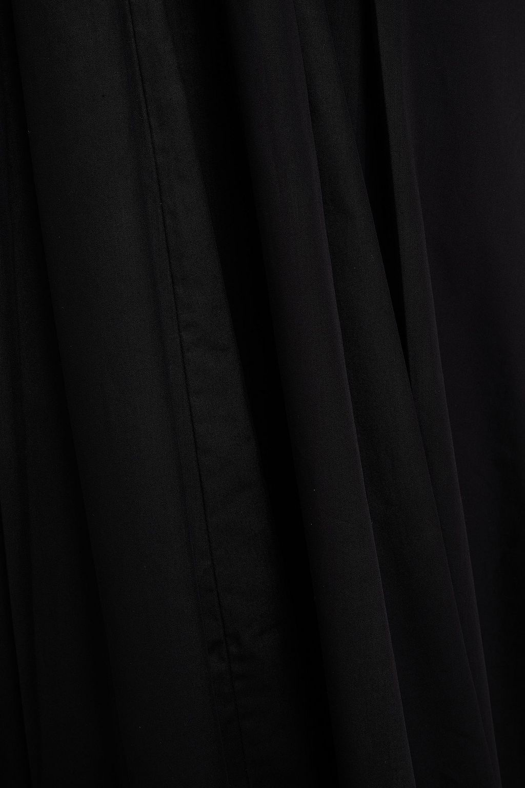 BITE STUDIOS Belted pleated organic cotton maxi dress