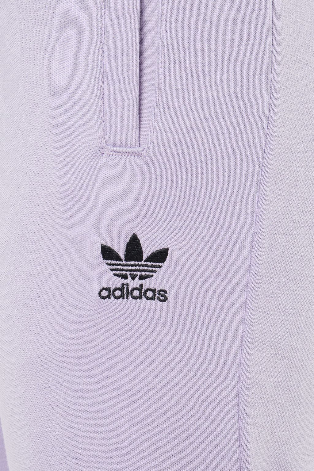 ADIDAS ORIGINALS Embroidered French cotton-terry track pants