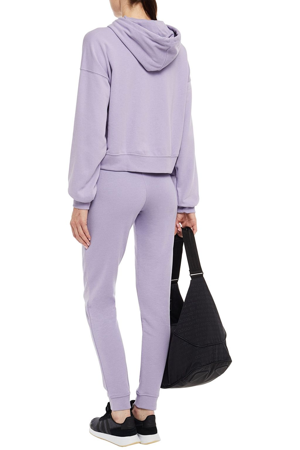 ADIDAS ORIGINALS Embroidered French cotton-terry track pants