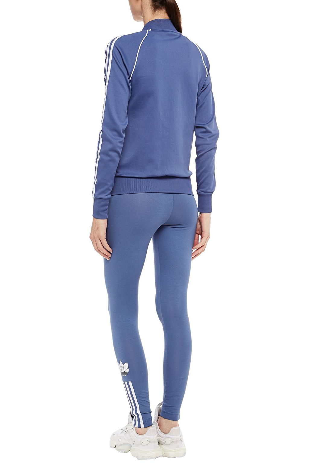 ADIDAS ORIGINALS Printed organic stretch-cotton jersey leggings