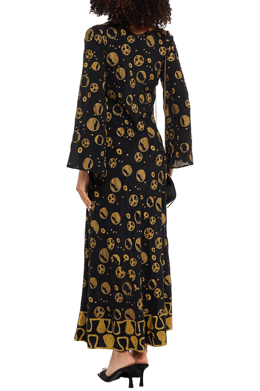 RIXO Jasmine printed silk-crepe maxi dress