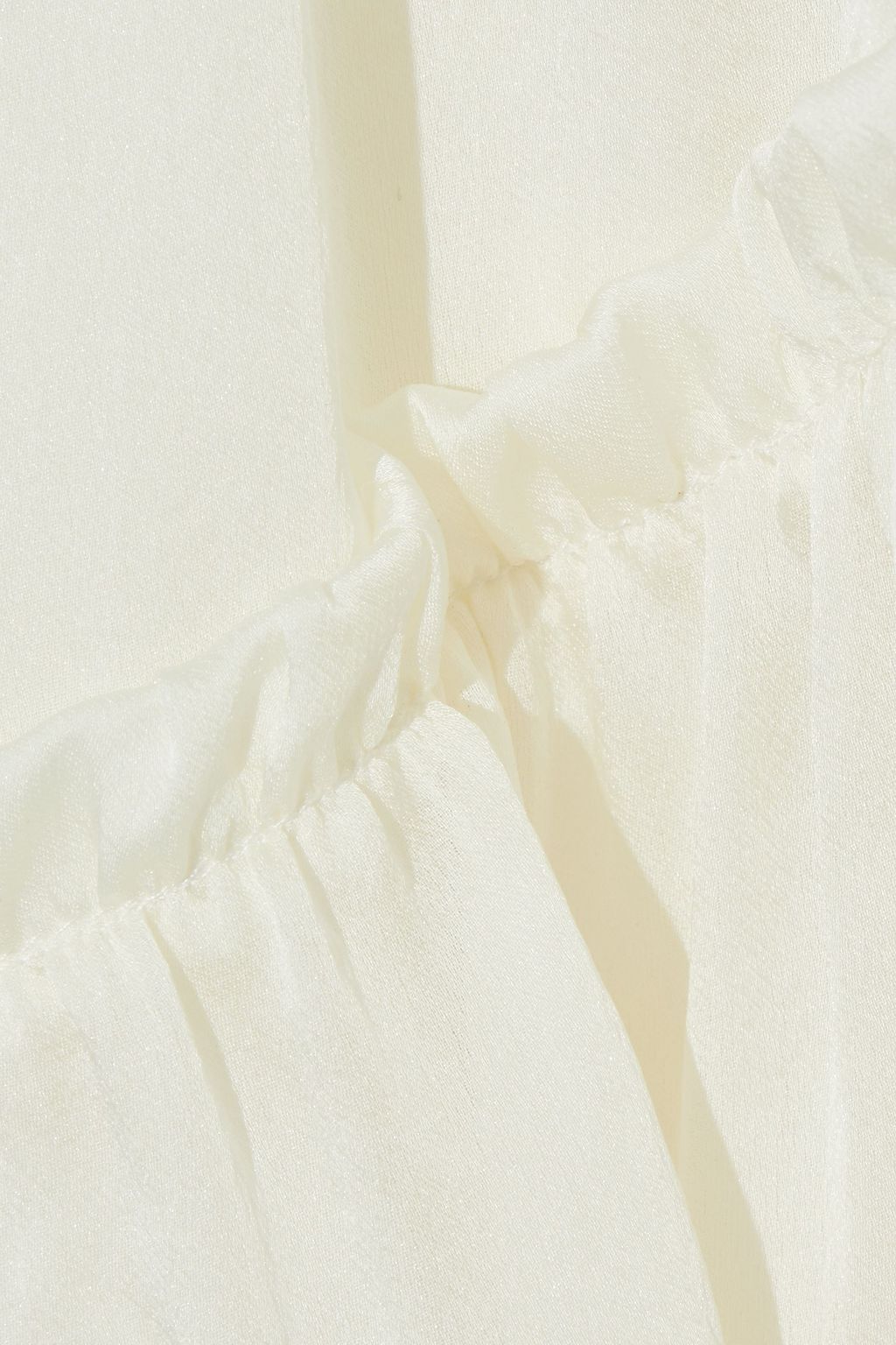 ZIMMERMANN Tiered washed-silk blouse