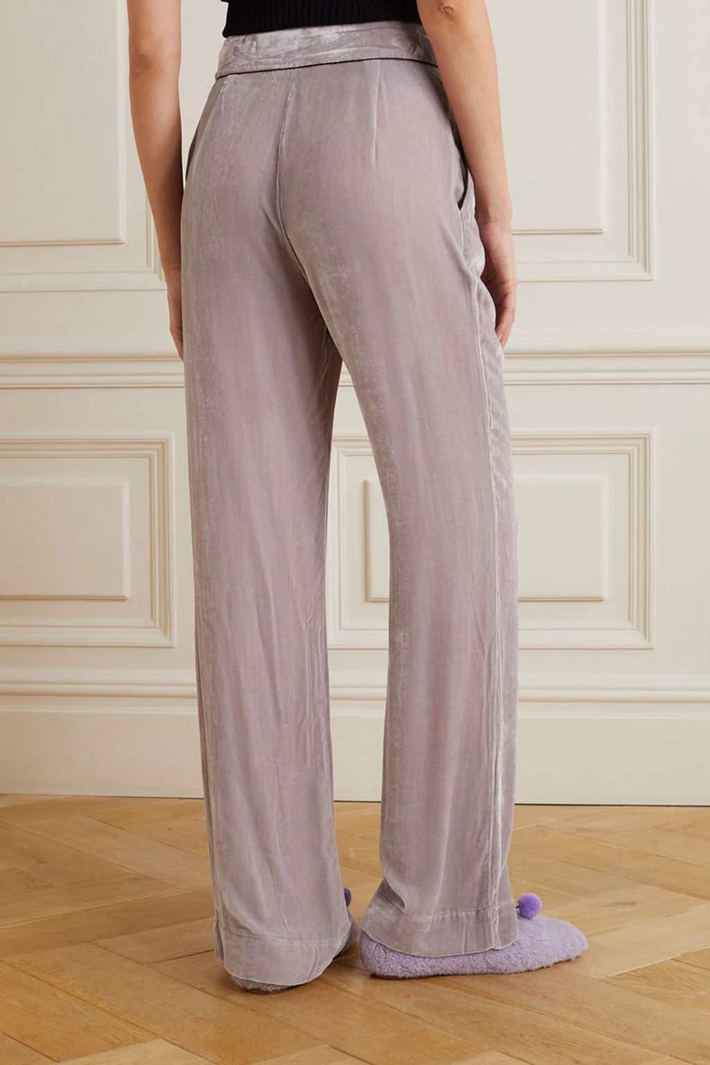 SLEEPING WITH JACQUES Velvet pants