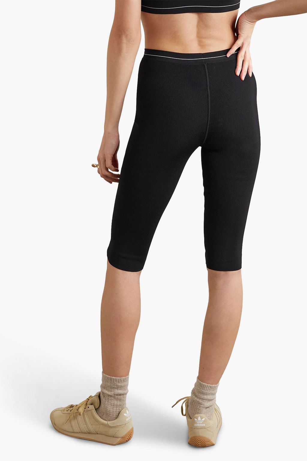 KHAITE Harden stretch-knit  shorts