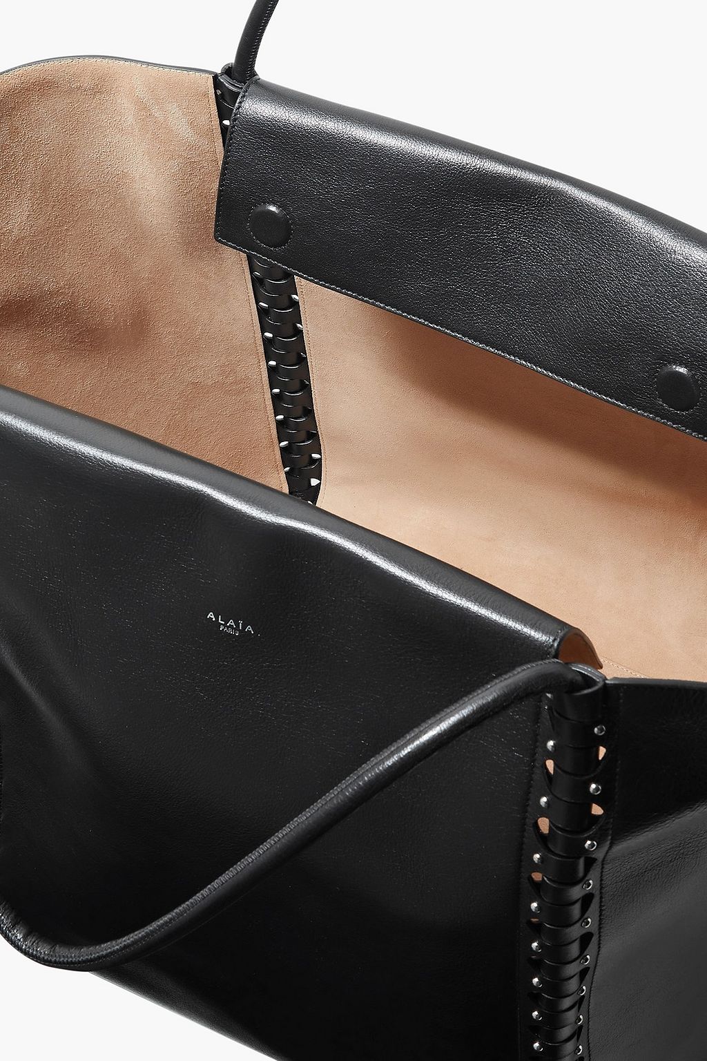 ALAÏA Le Hinge large laser-cut leather tote