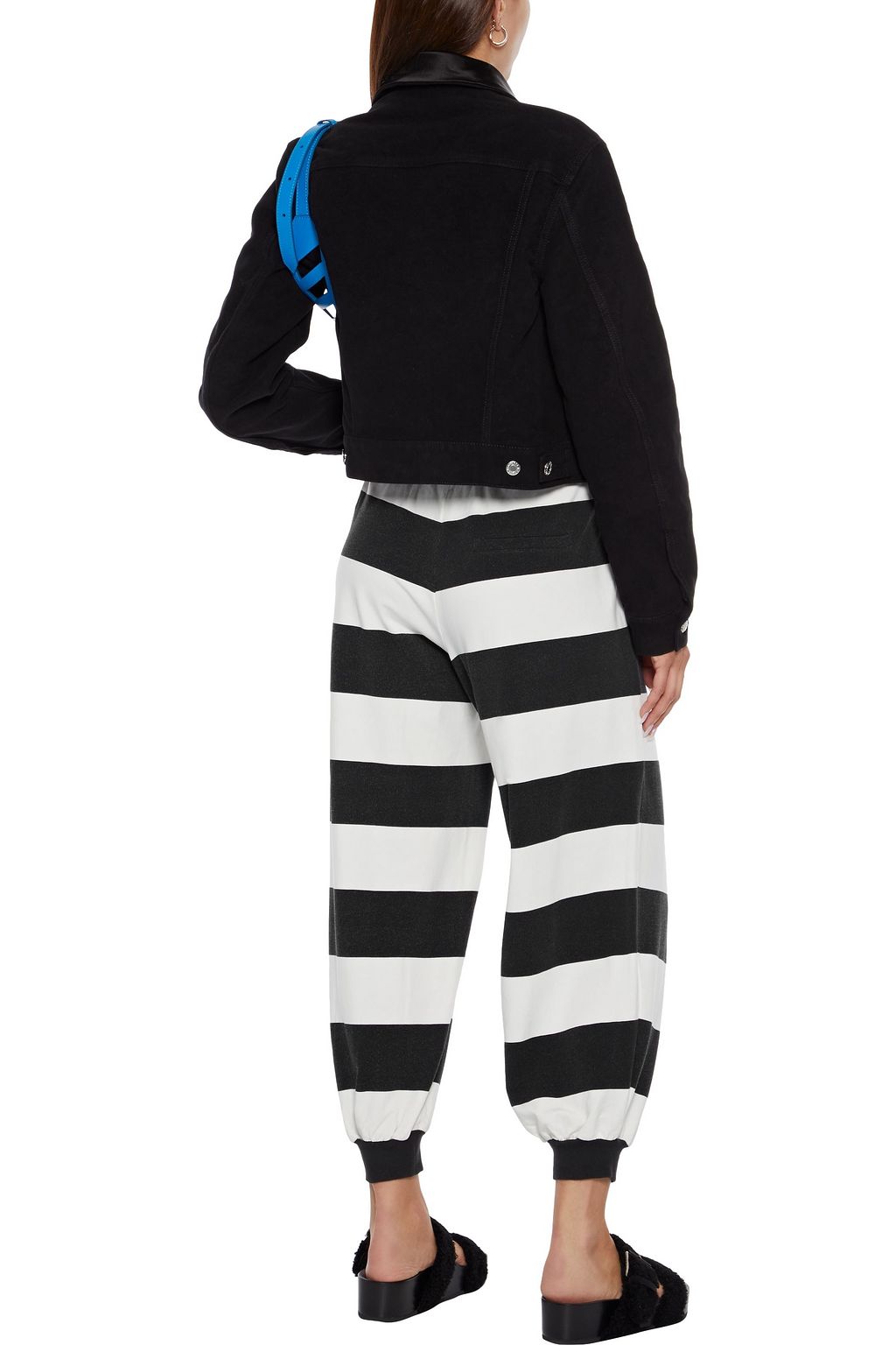 off white striped pants