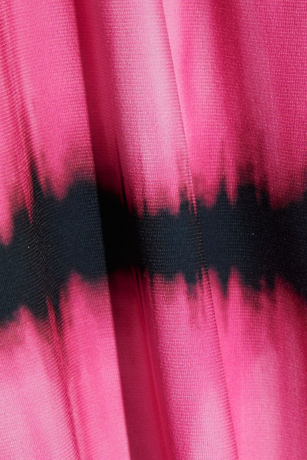 ALICE + OLIVIA Delora tie-dyed stretch-jersey turtleneck mini dress