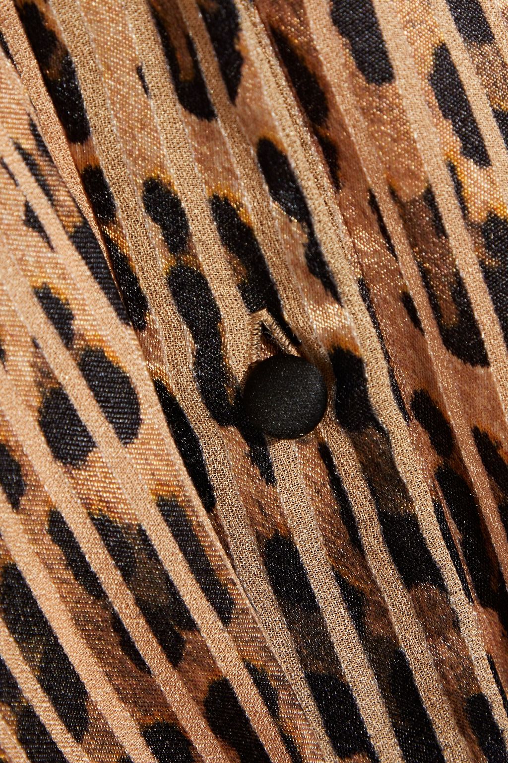 ALICE + OLIVIA Sheila leopard-print burnout satin blouse