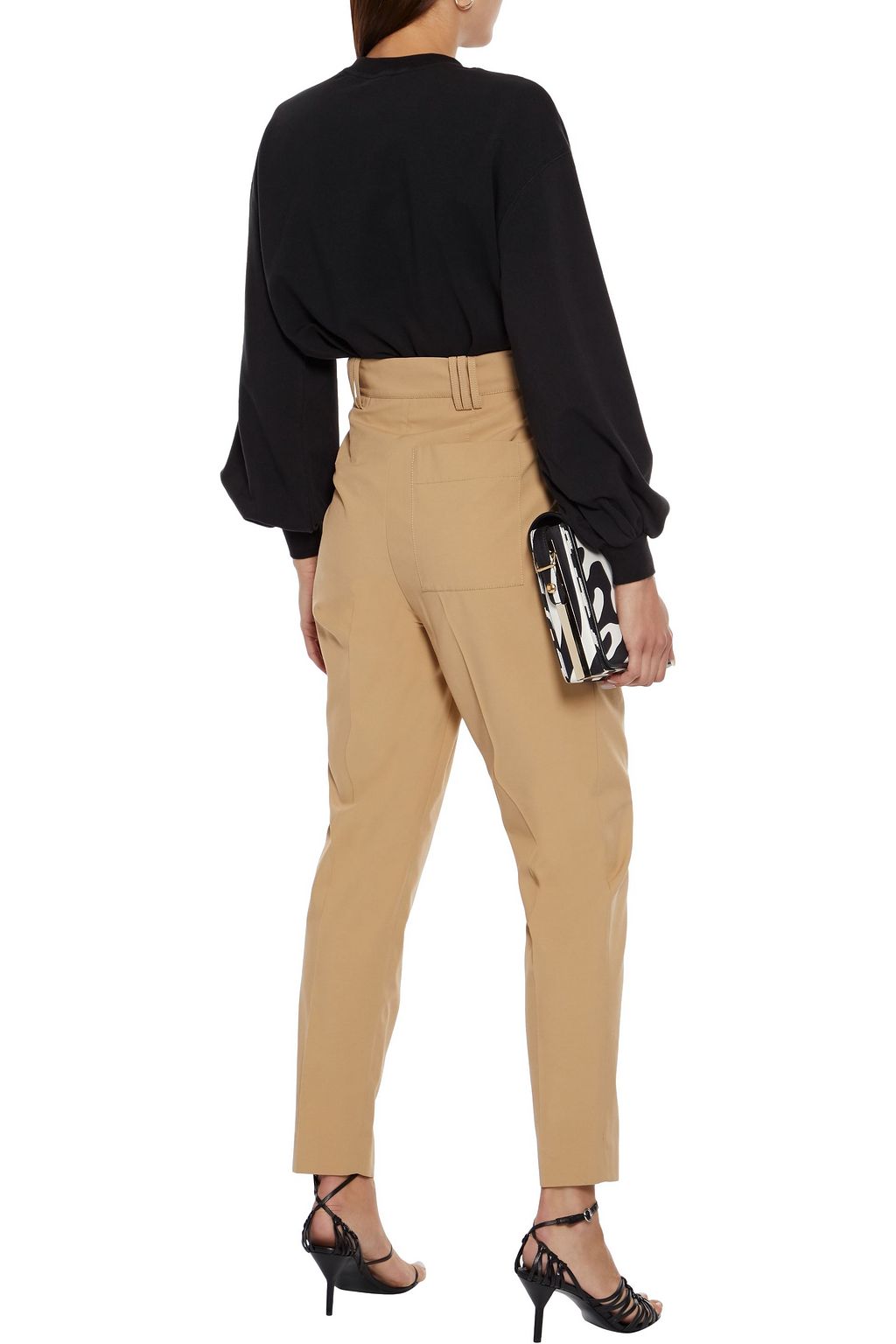 ALICE + OLIVIA Amirah cotton-blend fleece sweatshirt
