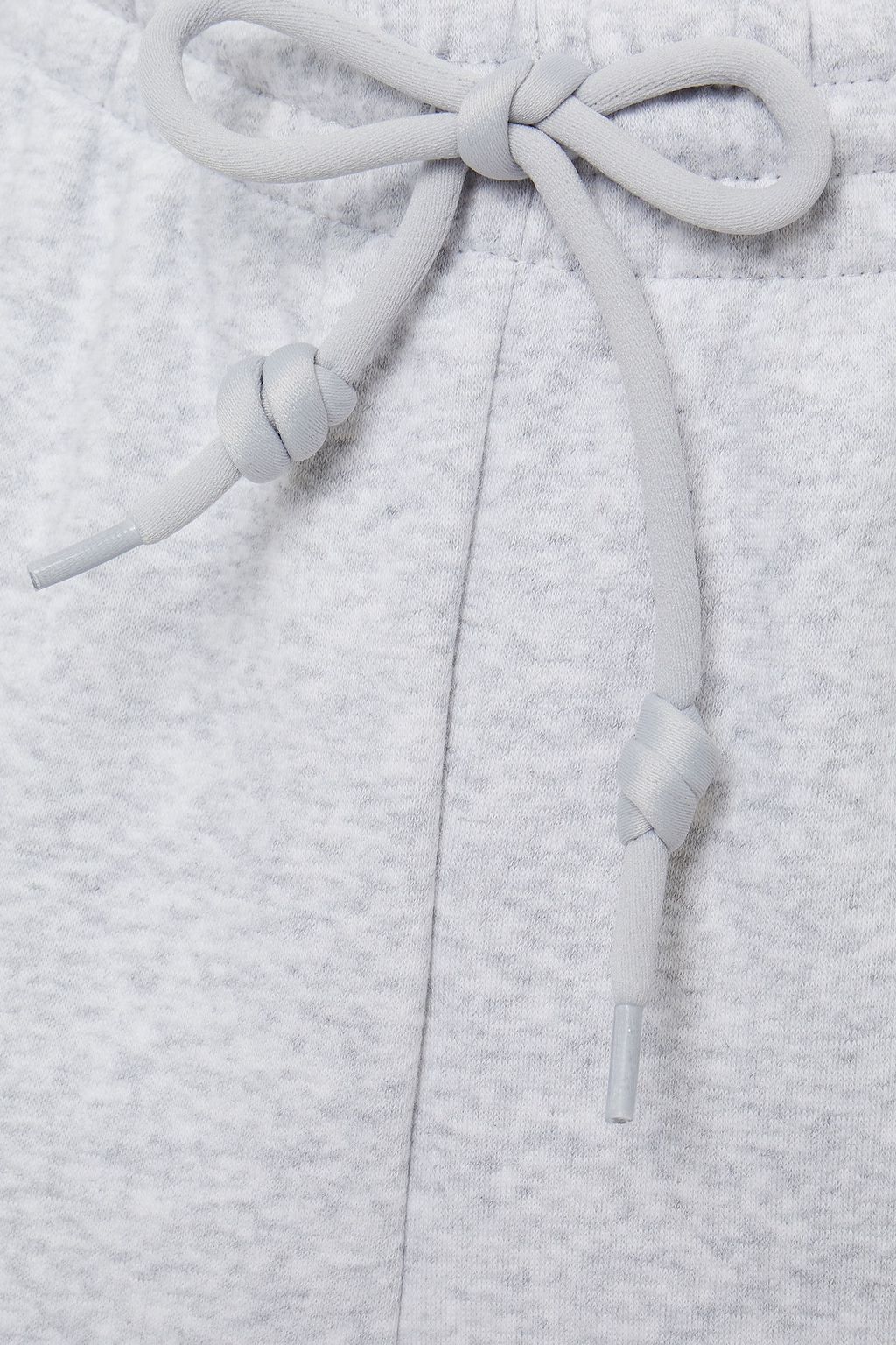 ADIDAS ORIGINALS Mélange cotton-blend fleece track pants