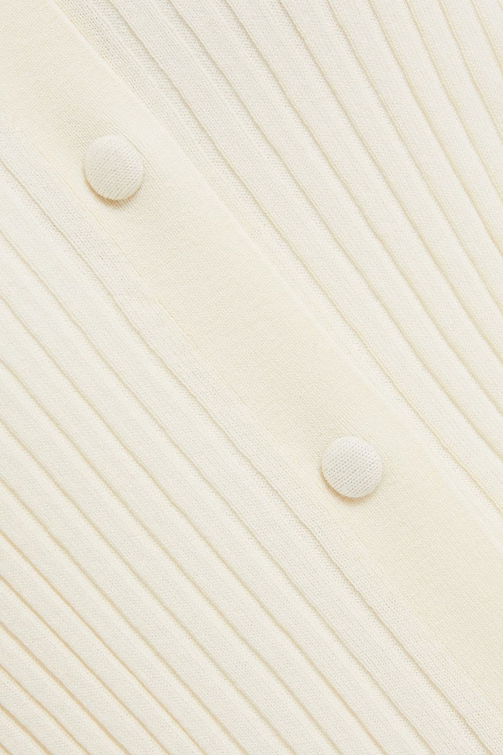 LIVE THE PROCESS Ribbed-knit cardigan