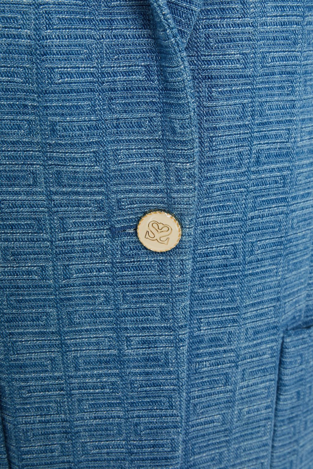 SANDRO Cotton-tweed blazer