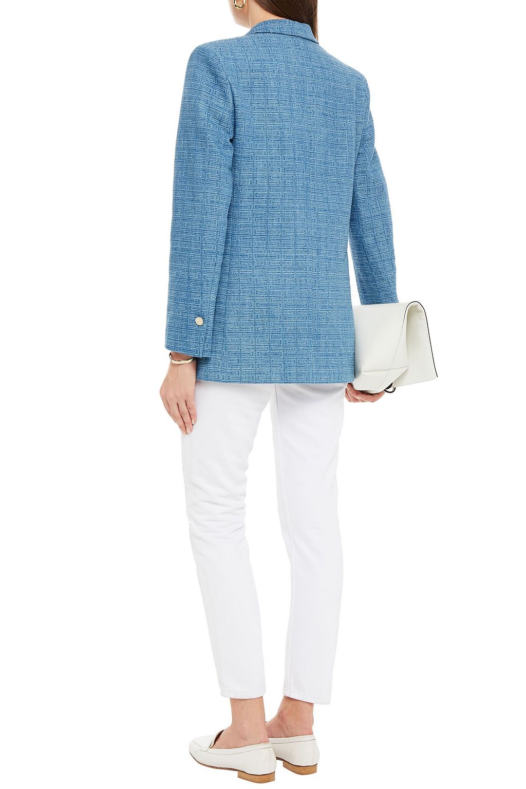 SANDRO Cotton-tweed blazer