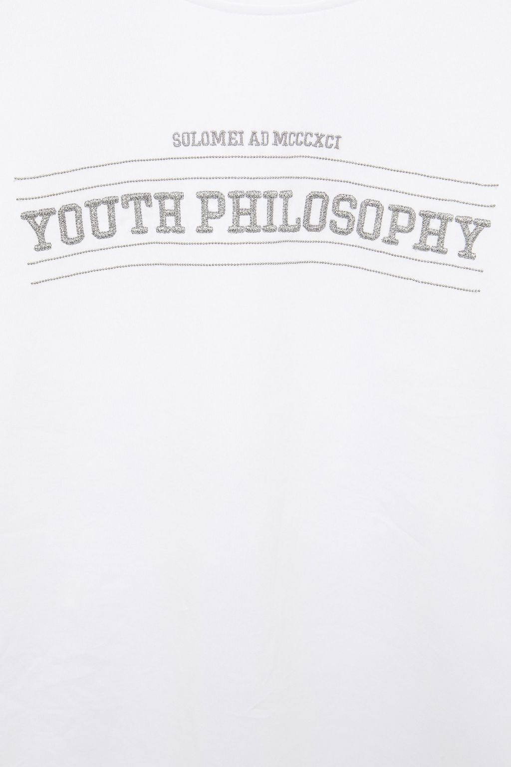 BRUNELLO CUCINELLI Bead-embellished embroidered cotton-jersey T-shirt