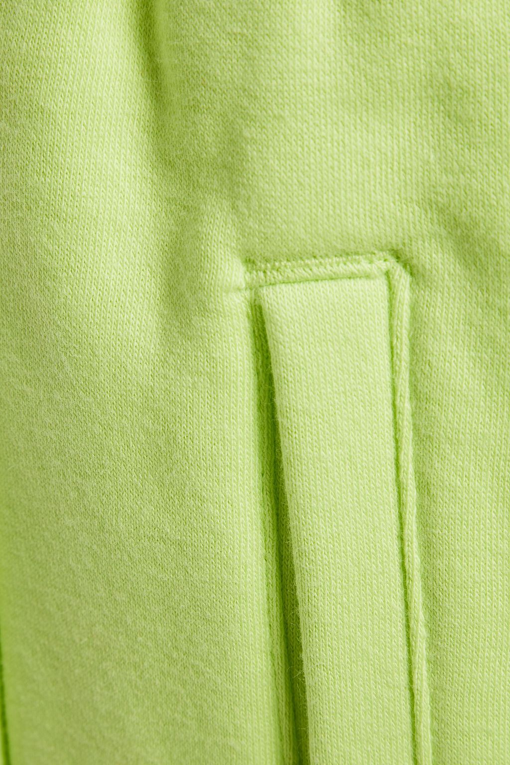 ADIDAS ORIGINALS Neon cotton-blend fleece track pants