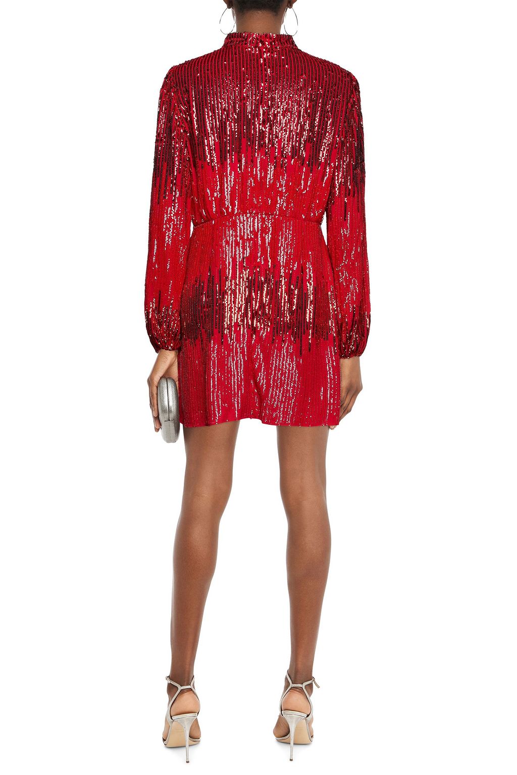 RIXO Samantha sequined crepe mini dress