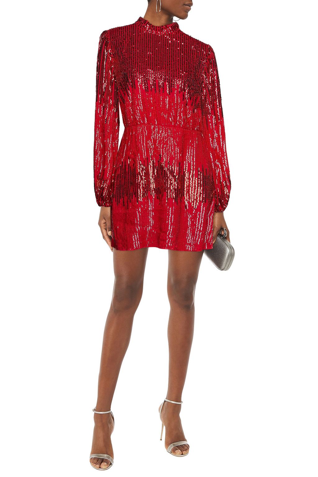 RIXO Samantha sequined crepe mini dress