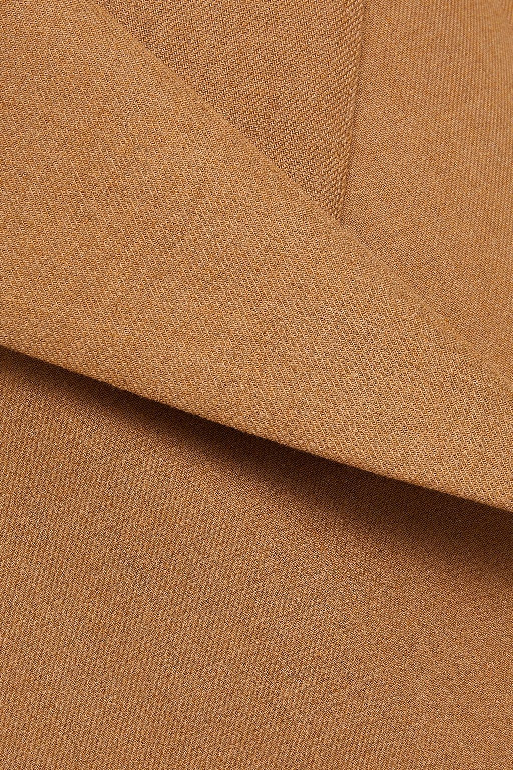 SANDRO Toby double-breasted twill blazer
