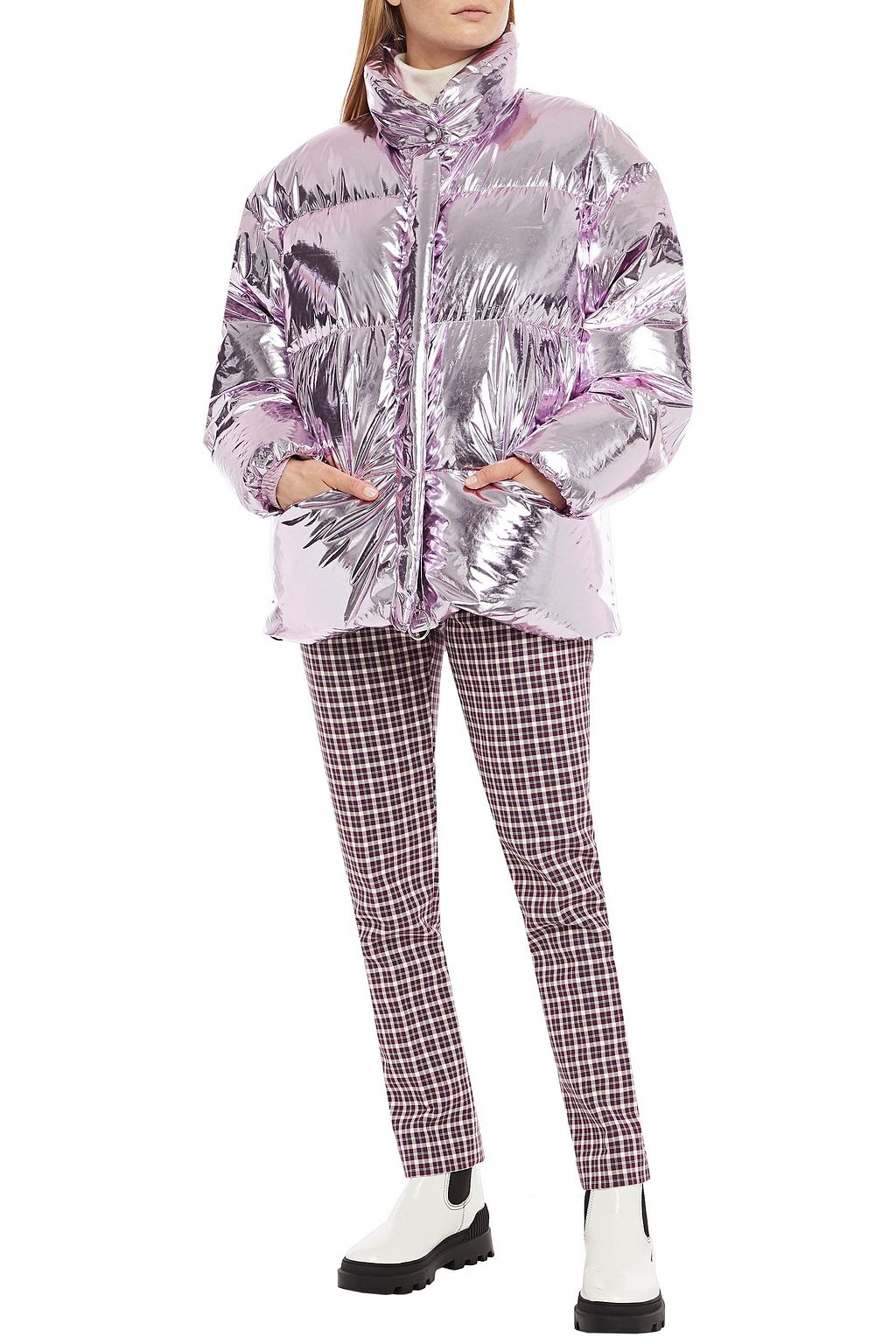 IENKI IENKI Vent quilted shell down jacket