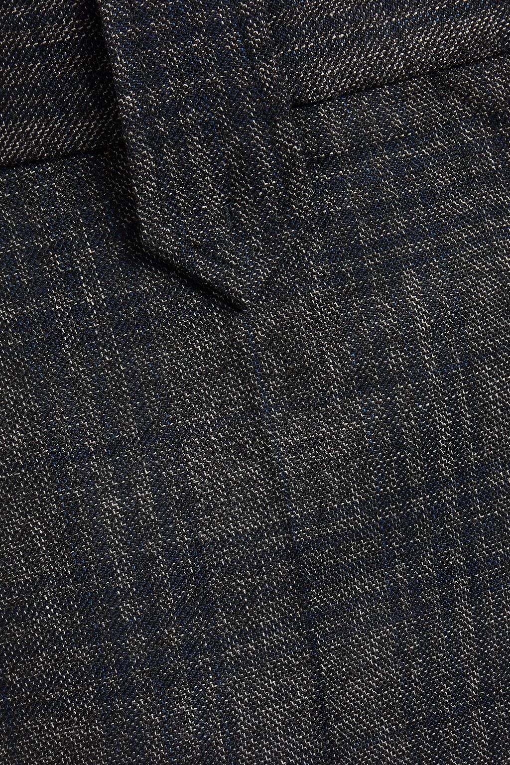 SANDRO Athena checked woven straight-leg pants