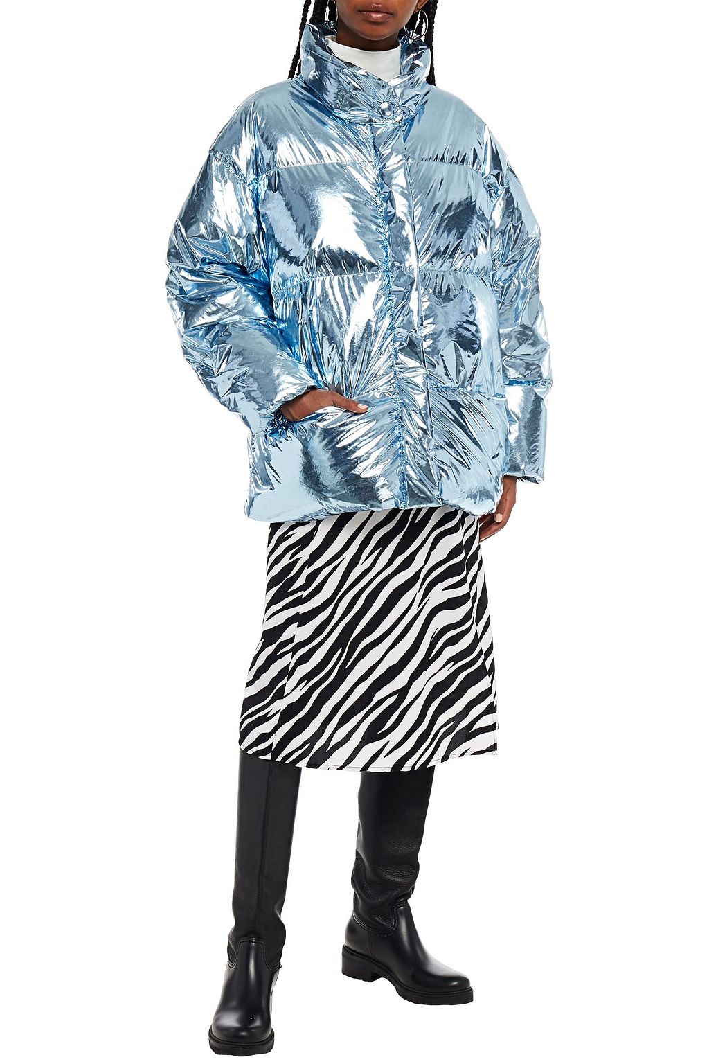 IENKI IENKI Vent quilted shell down jacket