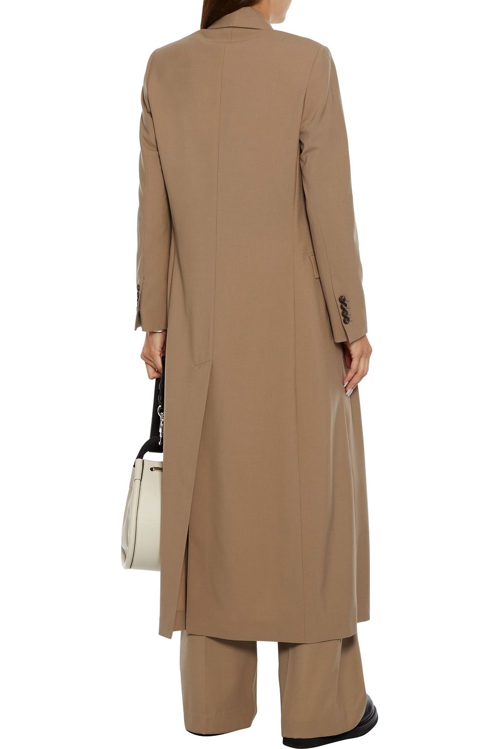 BRUNELLO CUCINELLI Double-breasted wool-blend coat