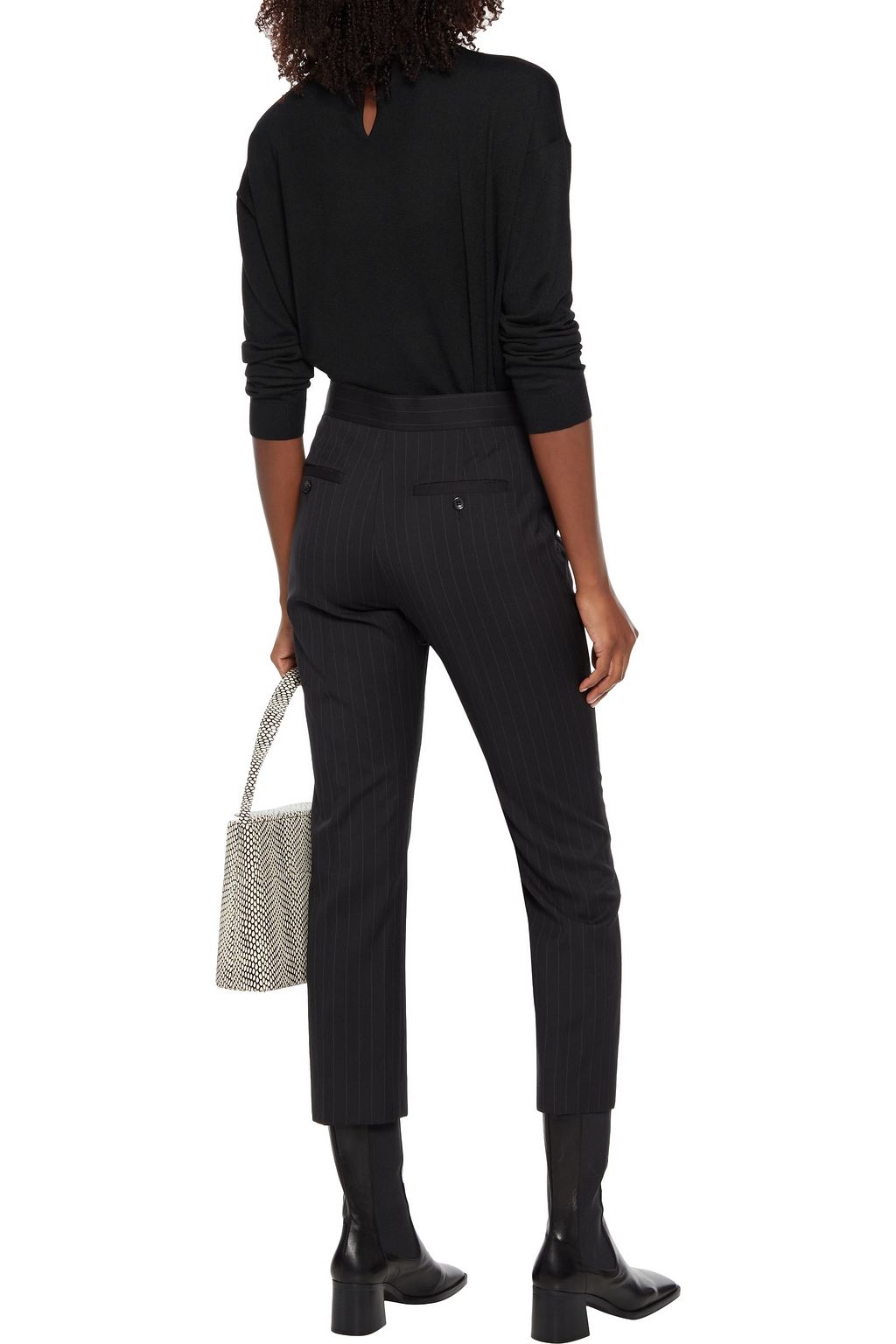 BRUNELLO CUCINELLI Bead-embellished wool and cashmere-blend sweater