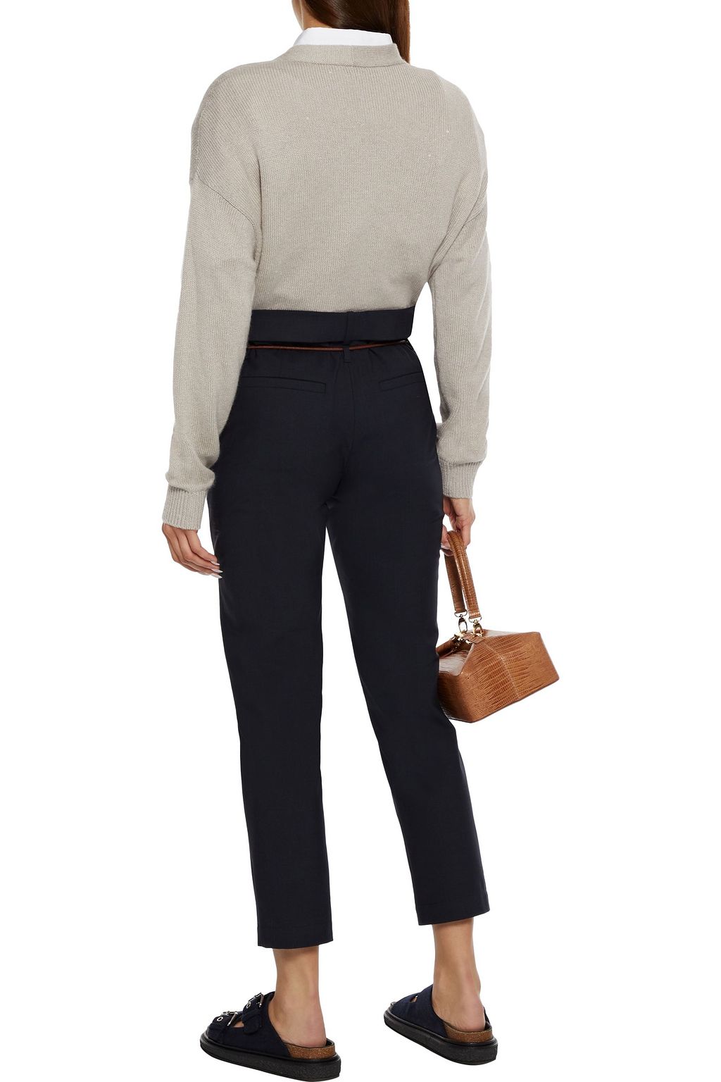BRUNELLO CUCINELLI Sequin-embellished cashmere and silk-blend cardigan