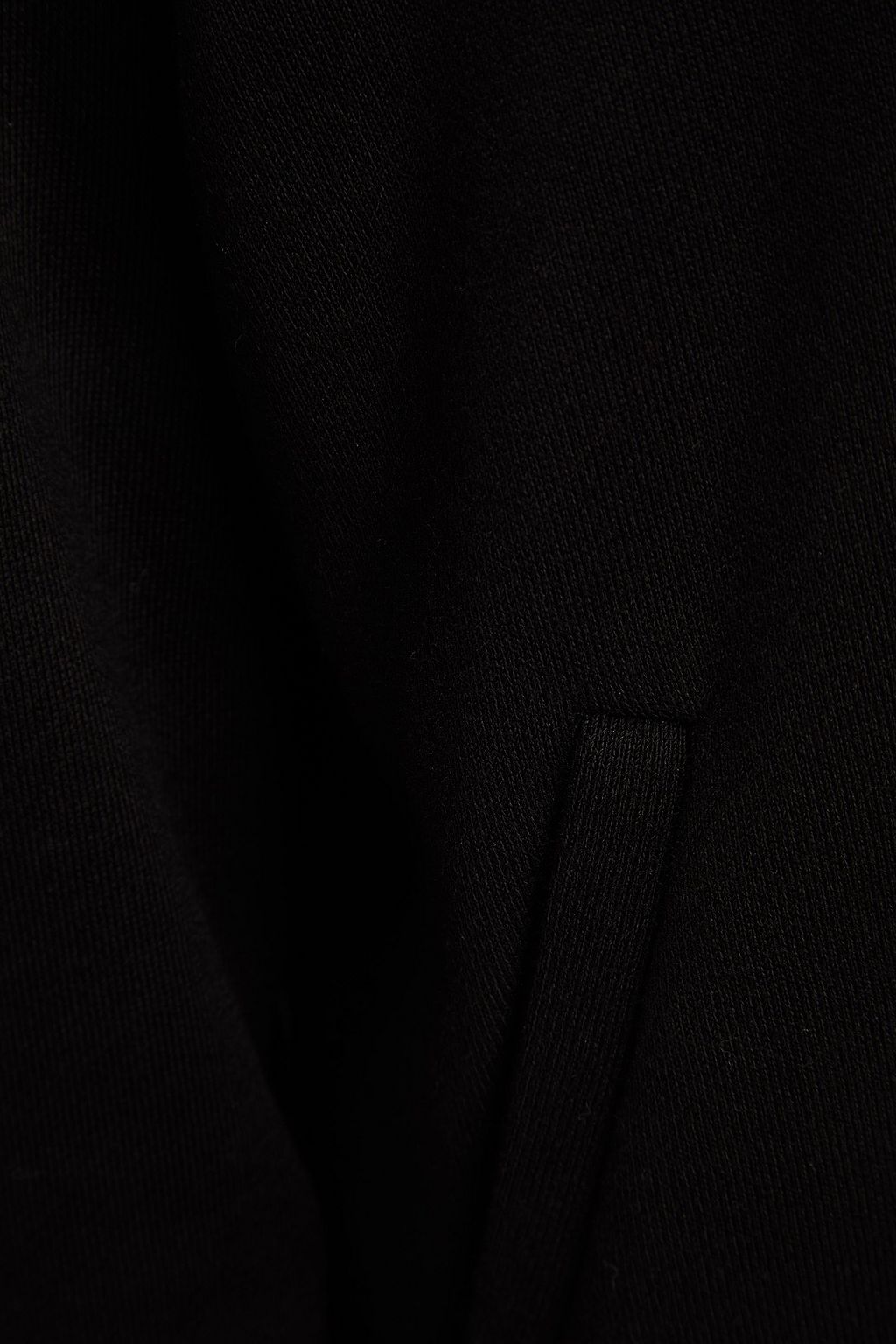 NINETY PERCENT Mélange organic French cotton-terry hoodie